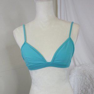 Merrilee's Bikini Top Aqua Marine Blue Bikini Size Medium